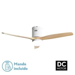 Ventilador AGUILON LED realizado en metal, madera