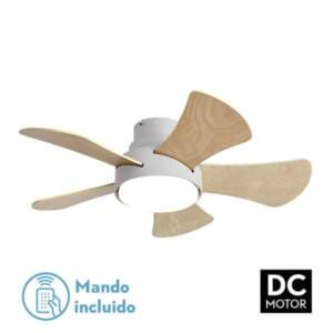 Ventilador DC de la serie GREGARIO con cinco aspas