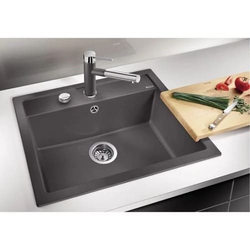 Fregadero Blanco Dalago 6. Silgranit. Para mueble de 60cm. - Imagen 4