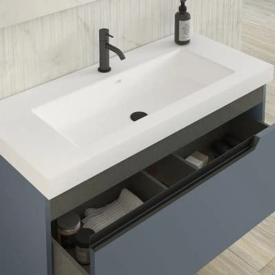 Mueble de Baño suspendido 1 cajón ELEVEN - Imagen 2