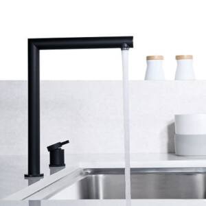 Grifo fregadero Itaca Negro Mate - Cromo Plegable Imex