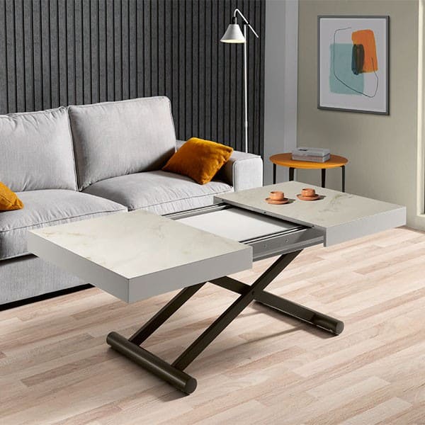Mesa Activa Tapa Porcelánica Manual ó Automática, Extensible y Elevable - Imagen 4