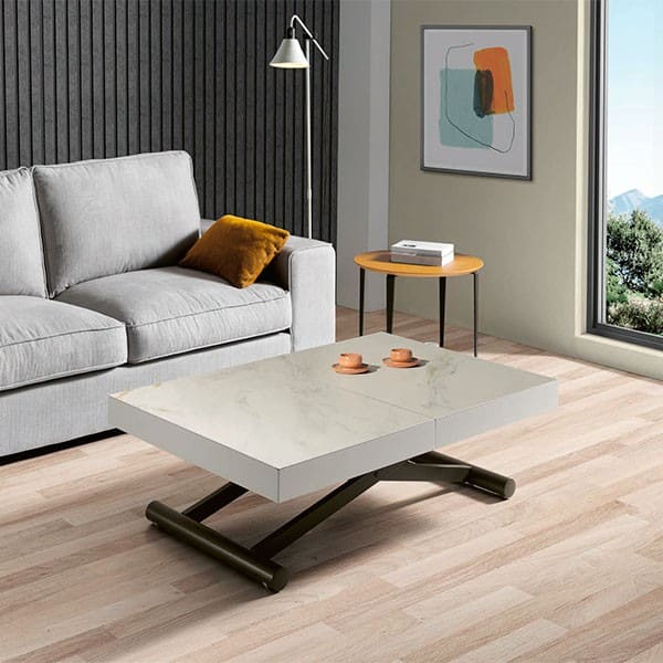 Mesa Activa Tapa Porcelánica Manual ó Automática, Extensible y Elevable - Imagen 3