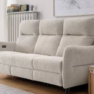Sofá con chaise longue Modelo Oliver Tapicerías Navarro.