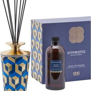EDG FRAGANCIA DE HOGAR MICADO, frasco de cerámica brillante "Hypnotic Midnight Garden"