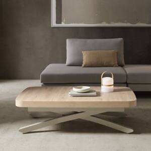 Mesa de centro multifuncional convertible en mesa de comedor Long way