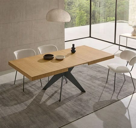 Mesa de comedor extensible y metal Condor - Imagen 5
