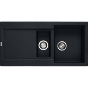 Franke Maris MRG 651-97 - Fregadero fraganite 1,5C 1E negro mate Mueble 60cm