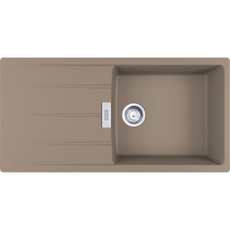 Frank Centro CNG 611-100 - Fregadero Fragranite 1 Cubeta con Escurridor Mueble 60cm