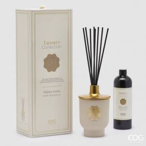 EDG Enzo De Gasperi Perfumer Botella de Lujo 500 ml Loto Blanco