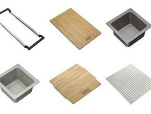 Franke ALL-IN KIT 4 PREMIUM Kit de 6 accesorios para fregaderos