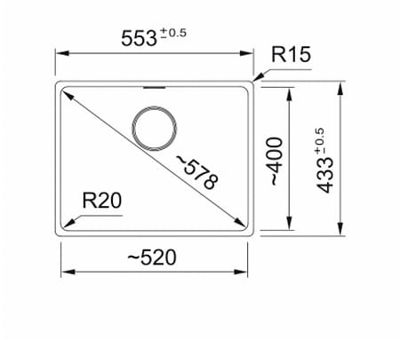 Fregadero Franke Maris MRG 610-52 Mueble 60 cm - Imagen 3