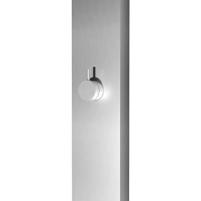 Ducha de exterior para piscina - acero inox. y luz led Sense de Imex - Imagen 3