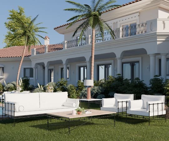 Set de jardín Orbit forja