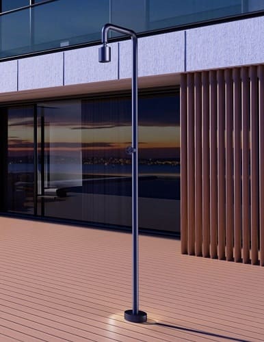 Ducha externa serie Pool en acero inox. S.316 acabado colores - Imagen 4