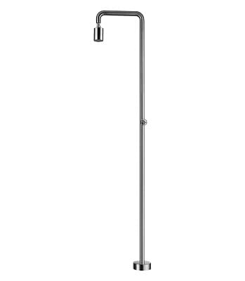 Ducha externa monofluido en acero inox. S.316 serie Pool - Imagen 2
