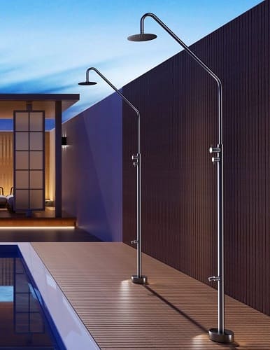 Ducha externa piscina - acero inoxidable S316 Dakota de Imex - Imagen 2