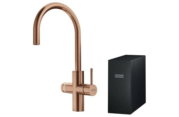 Grifo cocina Mythos Water Hub Todo en Uno Oro, Cobre, Antracita y negro matenegro mate Franke - Imagen 3