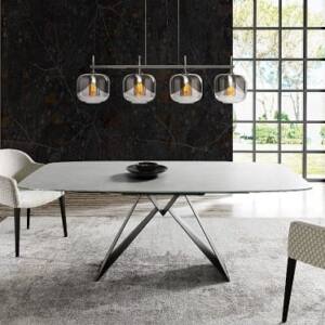 Mesa de comedor fija INFINITY tapa porcelanico