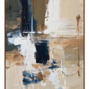 Cuadro Abstracto 80% Pintado a Mano The Garpe Group 80x4x120cm