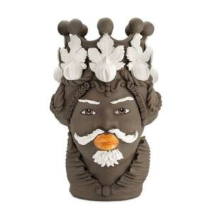 Jarrón Testa di Moro Man Fig Mud Ltd Abhika