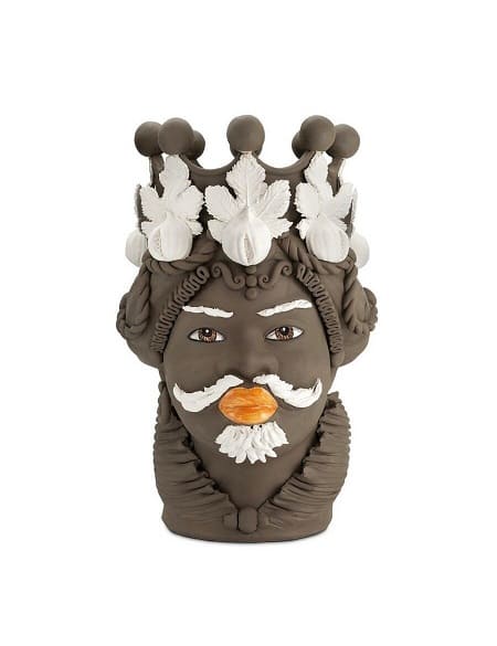 Jarrón Testa di Moro Man Fig Mud Ltd Abhika