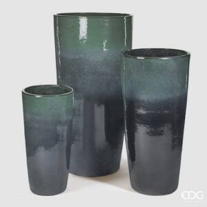 Jarrón esmaltado Verde 3PCS H100+80+60 EDG