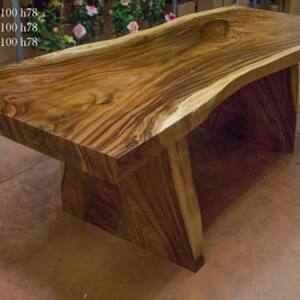 Mesa Madera Maciza de Acaccia En tres medidas H78 Enzo de Gasperi.