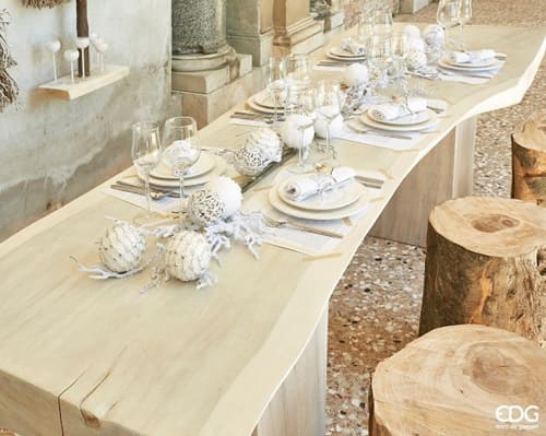 Mesa Madera Maciza de Acaccia En tres medidas H78 Enzo de Gasperi. - Imagen 4