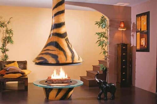 CHIMENEA LEÑA EVA 992 CENTRAL JC BORDELET - Imagen 3