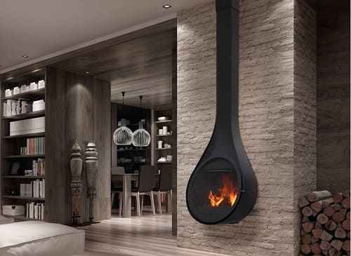 Chimenea Drop Rocal "leña"