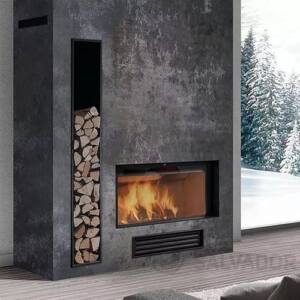 Chimenea de leña G500 Rocal Hogar Encastrable