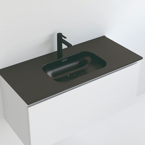 Encimera De Lavabo Planet Negra Maderó Atelier