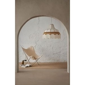 Lámpara Colgante Ref 347.000 Artesanal de Fibras Naturales Estilo Boho Peralta Vidavi