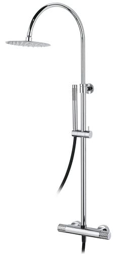 Columna de Ducha Termostática Telescópica en Latón Cromado Diamond – ASM TAPS