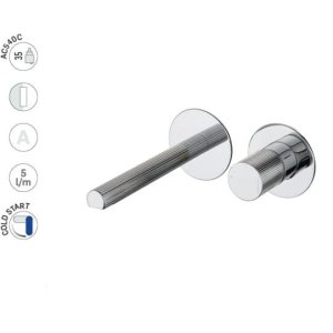Monomando lavabo Empotrar Egon, ASM TAPS