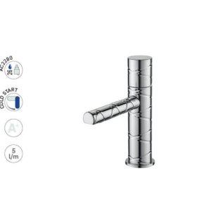 Monomando Lavabo Wave Con Válvula Automática ASM TAPS