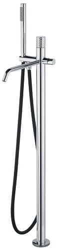 Grifo Alto de Bañera Exenta Cromado con Ducha– Estilo Minimalista de Lujo Diamond ASM TAPS