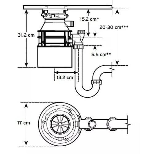 Triturador Evolution® 1000 Insinkerator - Imagen 2