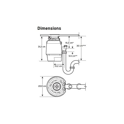 Triturador Premium 700 Insinkerator - Imagen 2
