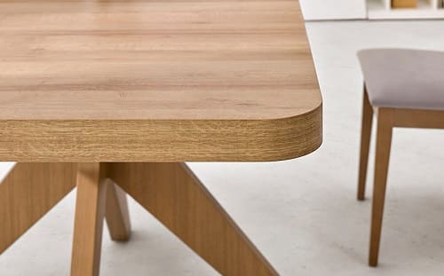 Mesa Comedor Roma Extensible Pata madera de Pemi - Imagen 2