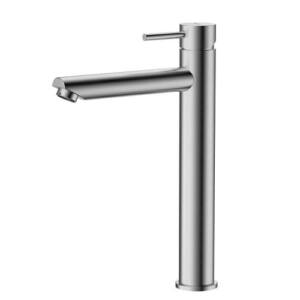 Grifo Monomando Lavabo Century Inox AISI 340, Caño Alto Mirtak