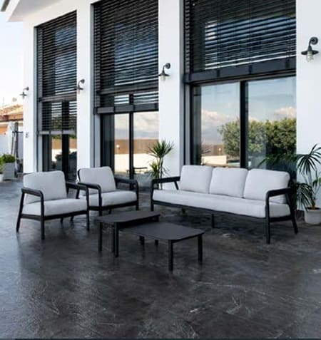 Balcarce Conjunto de Sofá, Sillones y Mesas Magestic Garden